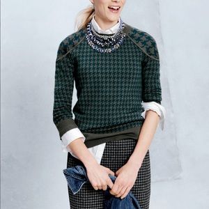 J.Crew “Tippi” Merino Sweater in Houndstooth
